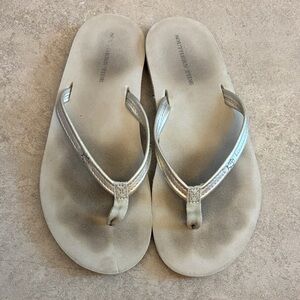 Southern Tide Women's Boat Sole Metallic Sandals